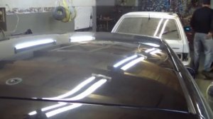 Удаление вмятин без покраски Крыша Golf PDR