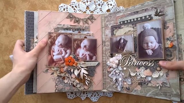 Детский фотоальбом в рустикальном стиле смотреть онлайн