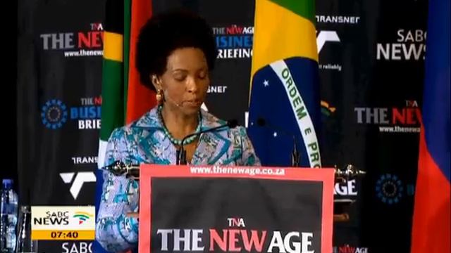 Nkoana-Mashabane hails BRICS partnership смотреть онлайн