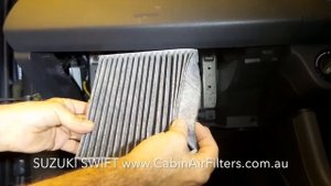 Suzuki Swift Cabin Air Filter install 2005 to 2020