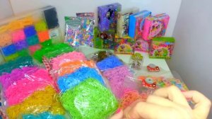 Плетение из резинок обзор новых резинок #5 Rainbow loom updated band collection review#5