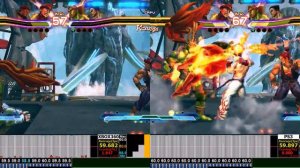 Street Fighter X Tekken Scramble Battle Analysis X360 vs PS3