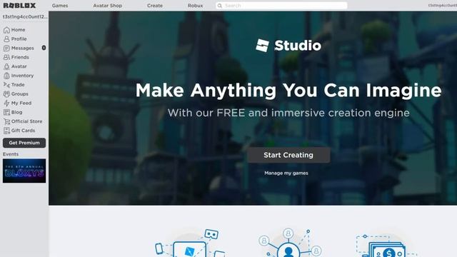 How to get by Roblox Studio prompt in the Roblox Create Tab | 2021 Tutorial. смотреть онлайн