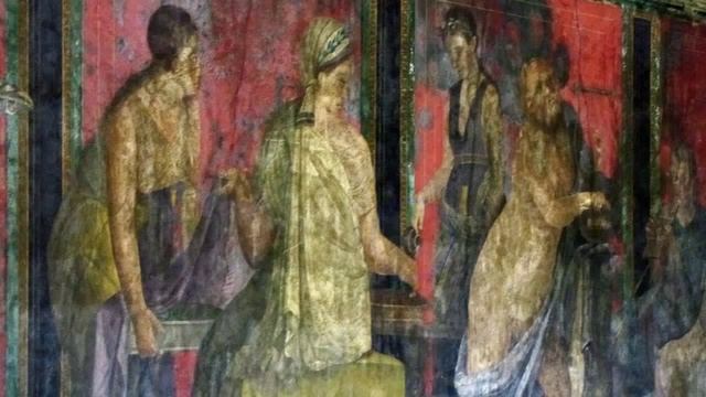 Фриз Дионисия, Вилла Мистерий, Помпеи