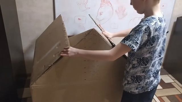 Как сделать дом из картона своими руками. Как построить игровой домик для детей из картонной коробк