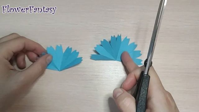 Как сделать красивый цветок из одного листка бумаги