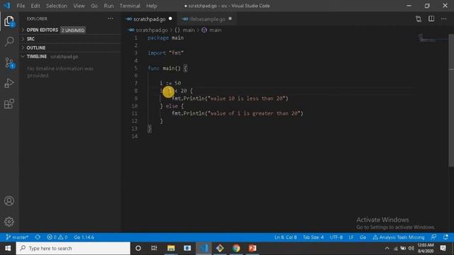 Golang Tutorial #4: GO IF/Else in Detail | vanakkam Techie