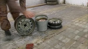 Бюджетная покраска 14 штамповок болотный цвет.