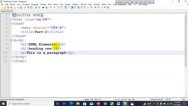 Web Design | HTML Elements | HTML Attributes | Part-2