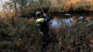 В ЗИМОВЬЕ СРЕДИ БОЛОТ НА РЫБАЛКУ. ВЕЗДЕХОД (КАРАКАТ) "АКУЛА"