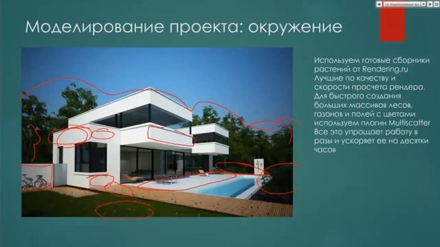 3d визуализация. Особенности визуализации экстерьеров.