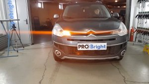 ДХО в поворотники Citroen C-crosser. PROBRIGHT TDRL Base