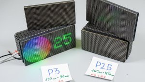 RGB светодиодный дисплей 64x32 P2.5/P3 в связке с Arduino