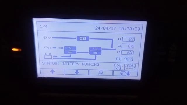 Rielo UPS Battery Discharging смотреть онлайн