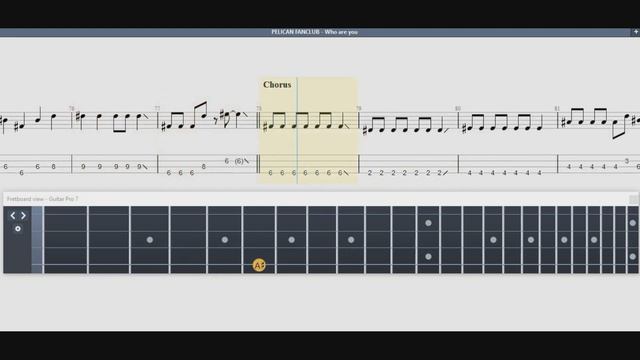 PELICAN FANCLUB - Who are you?, Bass Tab смотреть онлайн