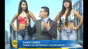 Modelo Scarlet Gonzales Entrevista radio onda digital television Lima 2016