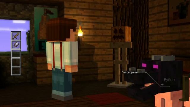 Прохождение Minecraft Story Mode Часть 1 : Рубен - лучший друг человека! смотреть онлайн
