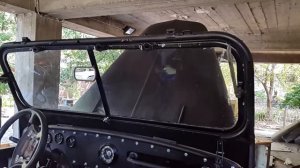 Реставрвация лобового стекла Газ-69. 6 июня 2016 г.