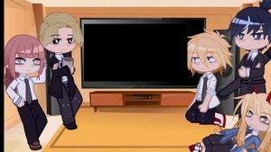 Chainsaw man reacts to kaneki as new devil hunter  (Читайте описание!!!)