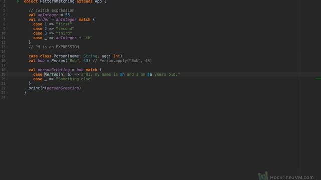 Scala Tutorial Scala at Light Speed, Part 5: Pattern Matching