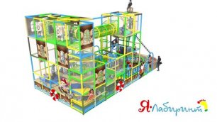 Детский Игровой Лабиринт Море Mall 2, размеры 12000 x 6000 x h7500