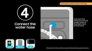 How to install your Samsung Washing Machine