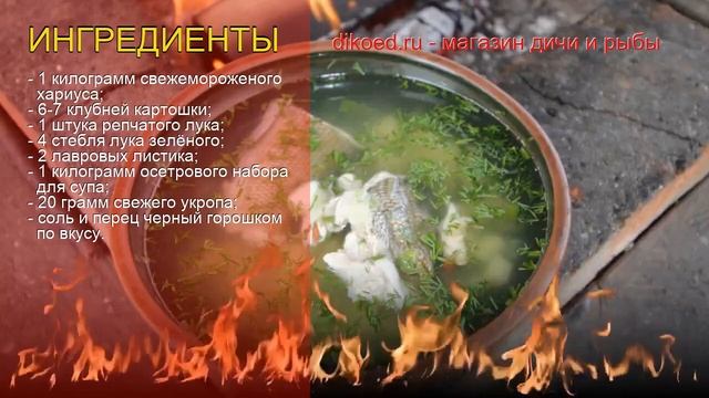 Рецепты из хариуса - как приготовить хариуса пошаговый рецепт - Двойная уха из хариуса с картошечко смотреть онлайн