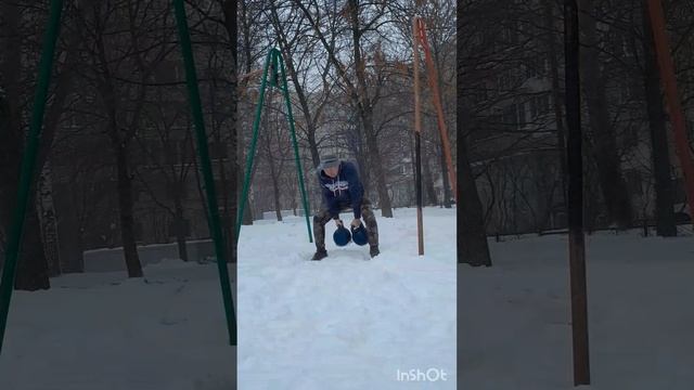 Две бомбические гиревые комбинации для приведения тела в тонус !!! ???