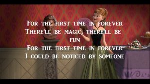 For The First Time in Forever Karaoke (Elsa Only) - sing with me as Anna - Frozen!