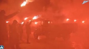 О Дороге Жизни Фанаты Зенита сделали красивое.