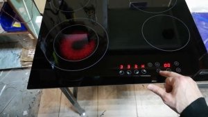 Oasis P-SB, чёрная электро, стеклокерамическая варочная поверхность системы Hilight.