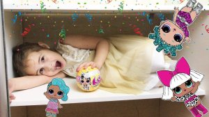 Кукла ЛОЛ во всем виновата Алина и Юляшка играют Для детей Kids video