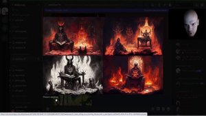 Рисуем обложку для Black Metal альбома с помощью Нейросети Midjourney