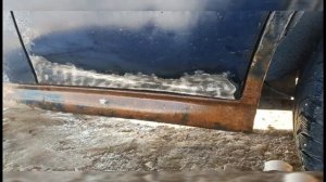 Удаление ржавчины и оцинковка двери и порога автомобиля