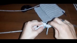 узор спицами для пледа из велюровой пряжи. Пряжа YrnArt DOLCE