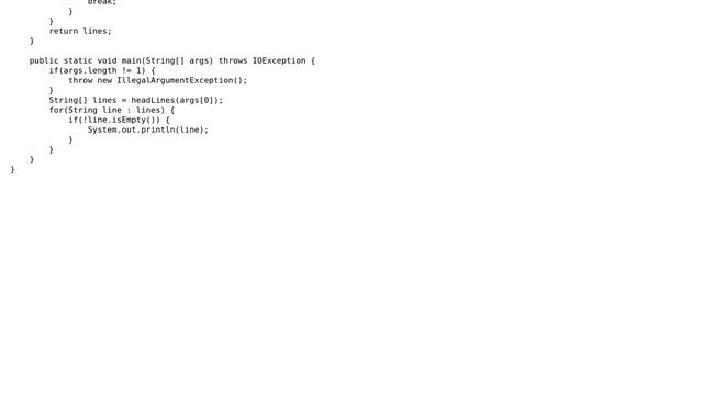 Code Review: Get the first 10 lines of a file смотреть онлайн