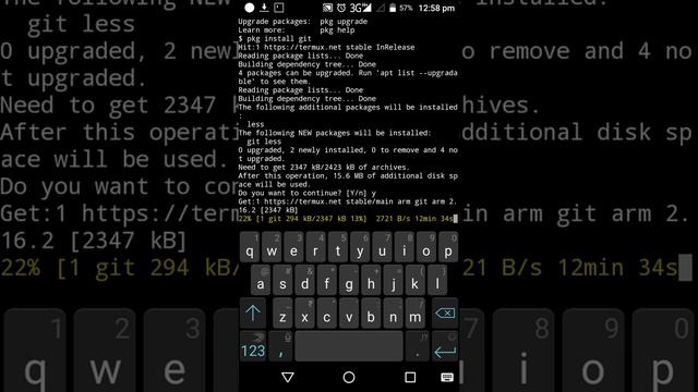 How to install git in termux смотреть онлайн