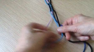 Прием "хамелеон" в макраме.