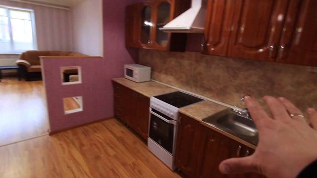 Обзор квартиры студии 50 кв.м. Купить квартиру Краснодар. Юбилейный микрорайон
