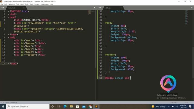 How To Make Website Responsive Using CSS Media Queries | Responsive Web Design Tutorial смотреть онлайн