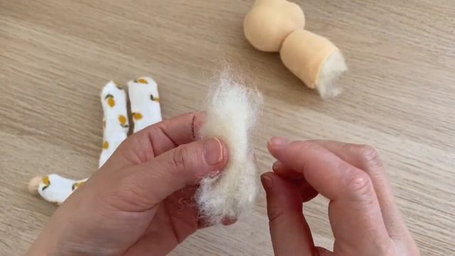Waldorf Doll for Baby / Organic Cotton Rag Doll / Pattern / 양모솜 발도르프 인형만들기 / 패턴