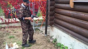 4. Выравнивание теплого шва