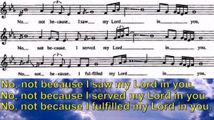 Песня Шри Чинмоя «When I Am Gone Away » (music by Sri Chinmoy)