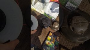 Вес катушек для китайского триммера и триммера stihl /  Weight of the coils for the trimmer