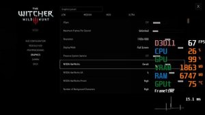 AMD Radeon RX 570 -- AMD Ryzen 3 3300X -- The Witcher 3 Wild Hunt FPS Test