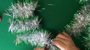 Как сделать елку из мишуры