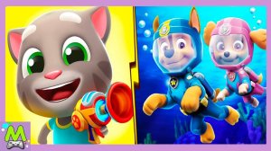 Говорящий Том vs Щенячий Патруль.Кот против Собак.Кто Быстрее и Круче