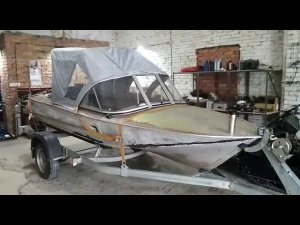 Ремонт лодки Обь1 Газисо своими руками