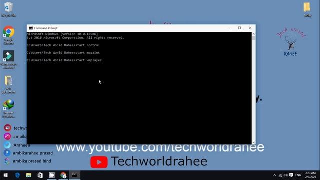 Use Start CMD | Run Any file using Start CMD | Execute Command | Most Usable CMD @TechworldRahee
