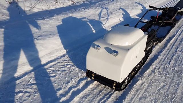 Самодельный капот для мотобуксировщика "БалтМоторс". часть 1 смотреть онлайн